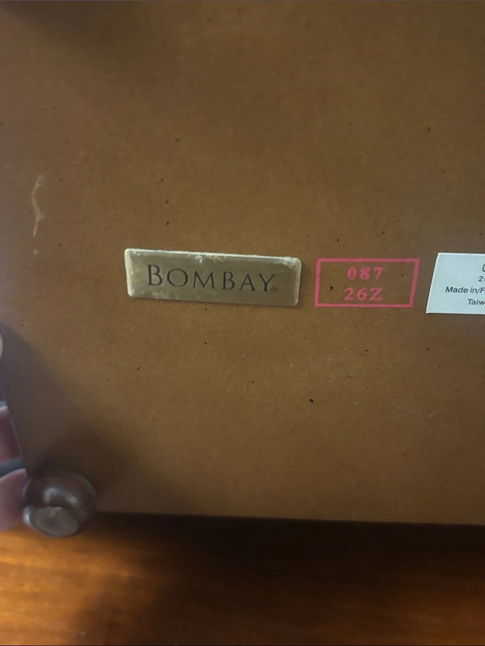 Bombay Wooden Jewelry Chest
